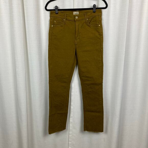 Mother The Mid Rise Dazzler Ankle Fray Jean in Play Date Brown Sz.29 - Picture 5 of 16